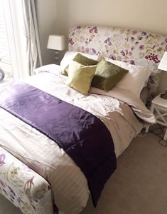 Customer Image: Arles Bed in Wildflowers Plum