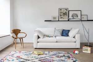 Photoshoot Images: Big Softie Straight Arm Sofa in Sahara Chalk