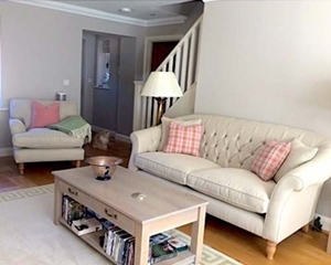 Customer Image: Abbotsbury 3 Seater Sofa & Alwinton chair in Stornoway Linen