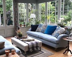 Customer Image: Alwinton 3 Seater Sofa in Colefax & Fowler, Glynn Sea Blue