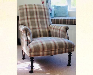 Customer Images: Hamsey chair in Sanderson Milton Cherry Biscuit