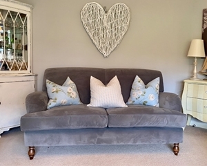 Customer Image: Kentwell 3 Seater Sofa in Designers Guild Varese Velvet Dusk