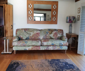 Customer Photos: Kentwell 3 Seater 2 Hump Sofa in Floral Linen Carcassonne Laurel