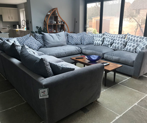 Customer Photos: Hambledon Corner Sofa In Wemyss Fiora 02 Nickel