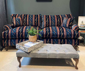 Customer Photos: Alwinton 3 Seater Sofa in Linwood Velvet Hi Ho Silver Navy