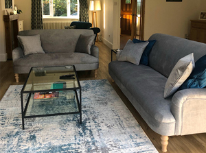 Customer photo: Holmfirth 2 Seater & 3 Seater Sofas in Destino Steel