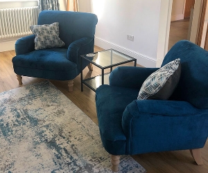 Customer Photos: Holmfirth Chairs in Destino Easy Clean Velvet Teal