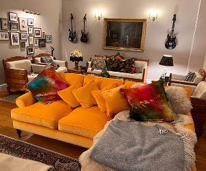 Customer Photos: Cooksbridge Chaise in Omega Velvet Satsuma