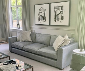 Customer Photos: Wadenhoe 3 Seater Sofa in Warwick Homespun Ocean