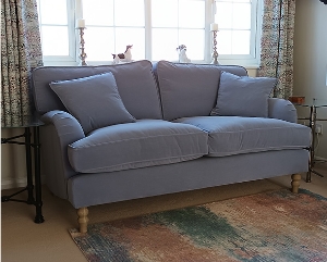 Customer Photos: Alwinton 2.5  Seater Sofa in Linwood Omega Velvet Glacier